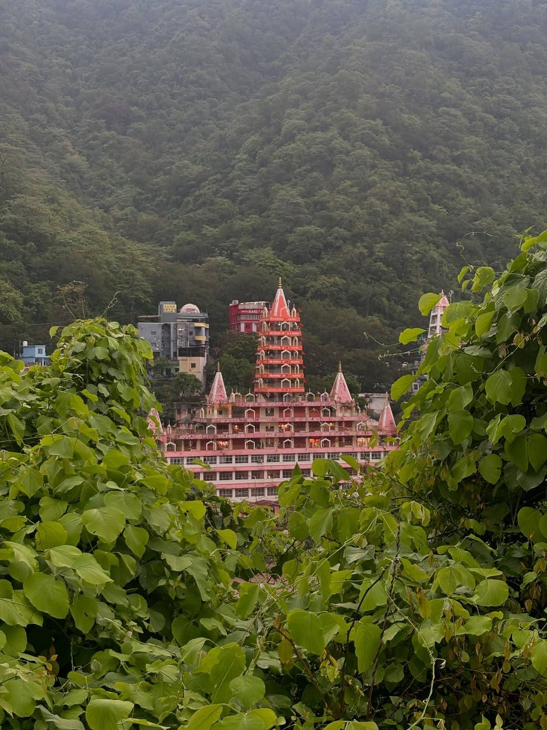 Rishikesh — Ganga ghats and suspension bridge